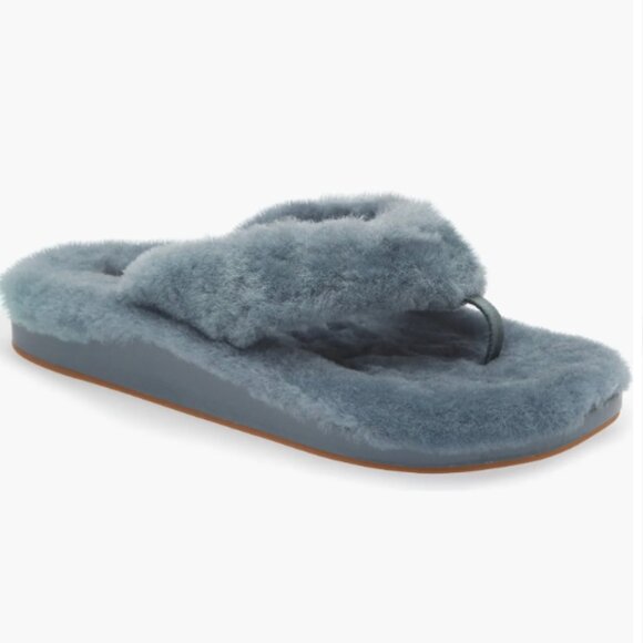 NWT Olukai Wool Sandals in Storm Blue - Picture 1 of 5